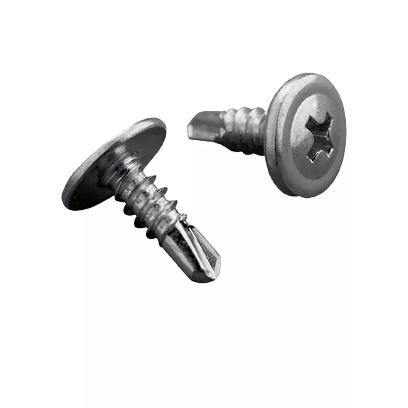 Flachkopfschrauben blank für Stehfalz Retro