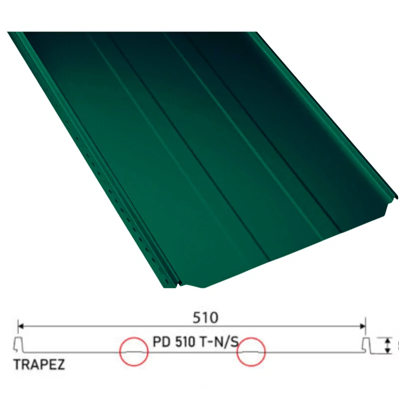 Stehfalz PD510 S mit Prägung
