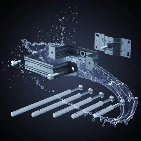 Blech für Fallrohrschelle 2