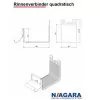 Rinnenverbinder quadratisch 2
