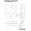 Rohrbogen quadratisch 2 Rohrbogen quadratisch 2
