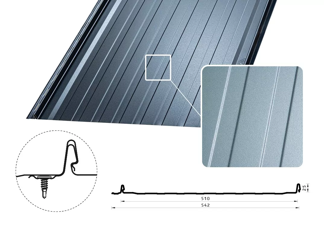 Stehfalz IRON CLICK Trapez